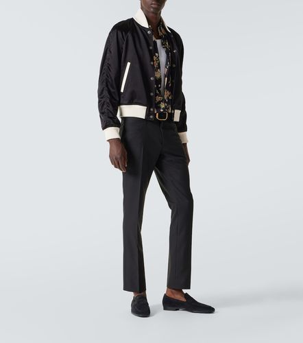 Tom Ford Veste blouson en satin - Tom Ford - Modalova