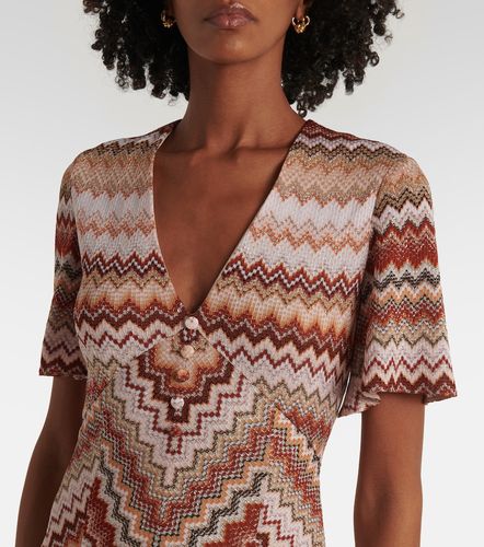 Missoni Robe longue Zigzag en lamé - Missoni - Modalova