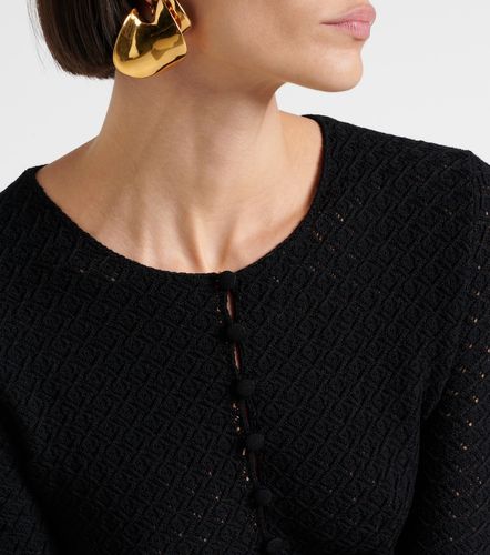 Robe en laine mélangée au crochet - Saint Laurent - Modalova