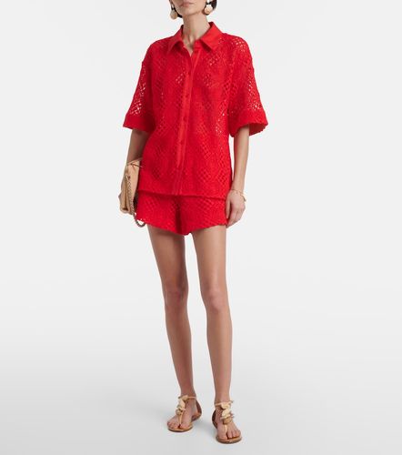 Chemise Rayure en crochet de coton - SIR - Modalova