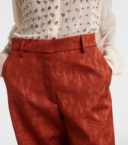 Pantalon droit en jacquard - Dries Van Noten - Modalova