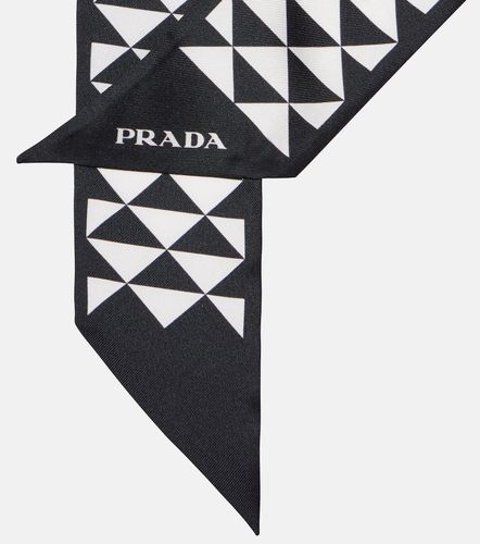 Prada Foulard imprimé en soie - Prada - Modalova