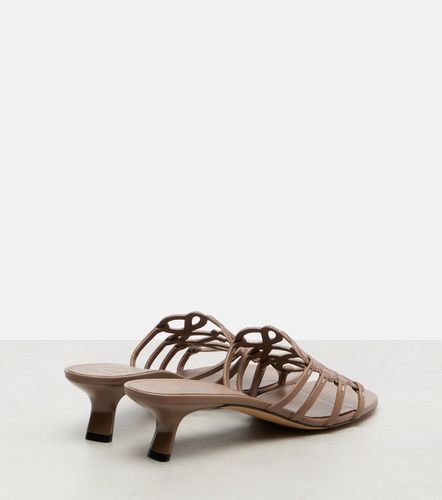 Mules Petal Anagram en daim à ornements - Loewe - Modalova