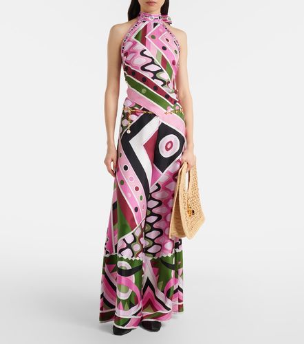 Pucci Top Vivara en satin de soie - Pucci - Modalova