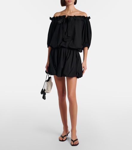 Robe en faille de coton à col lavallière - Patou - Modalova