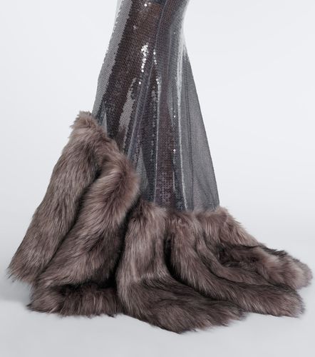 David Koma Robe longue à sequins - David Koma - Modalova