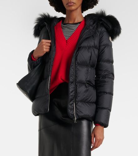 Doudoune Boed à finitions en peau lainée - Moncler - Modalova