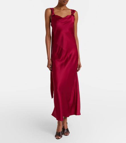 Robe longue en crêpe de satin - Max Mara - Modalova