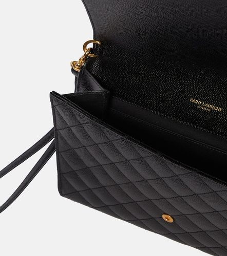Pochette Envelope en cuir matelassé - Saint Laurent - Modalova