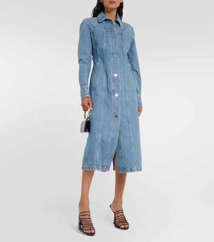Ferragamo Robe chemise en jean - Ferragamo - Modalova
