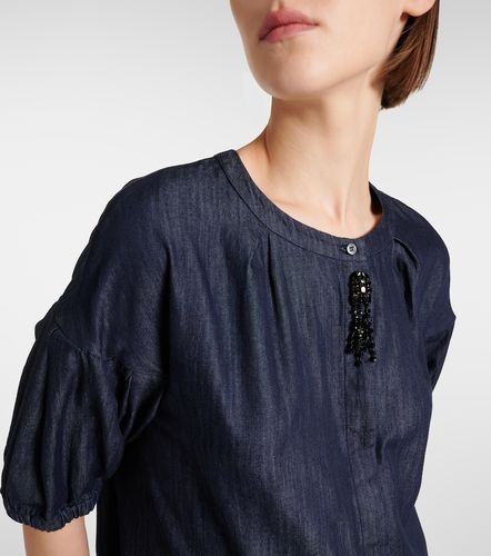 S Max Mara Robe brodée en jean - 'S Max Mara - Modalova