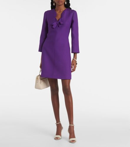 Robe en Crêpe Couture à bords festonnés - Valentino - Modalova