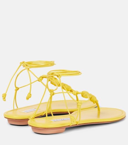 Aquazzura Sandales Oaxaca en cuir - Aquazzura - Modalova