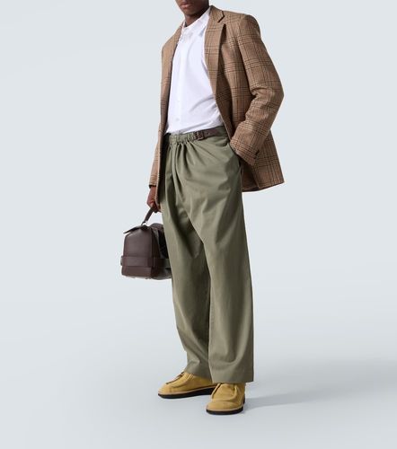 Pantalon droit en satin de coton - Loewe - Modalova