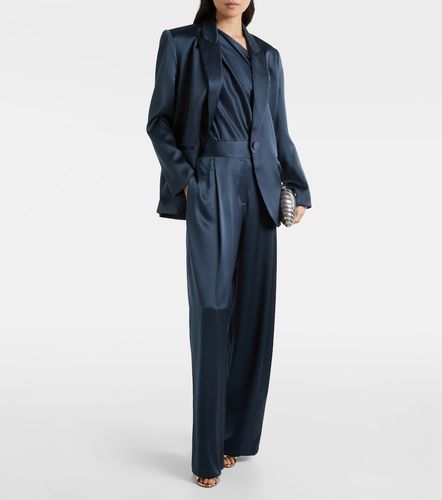Pantalon ample à taille haute en soie - The Sei - Modalova
