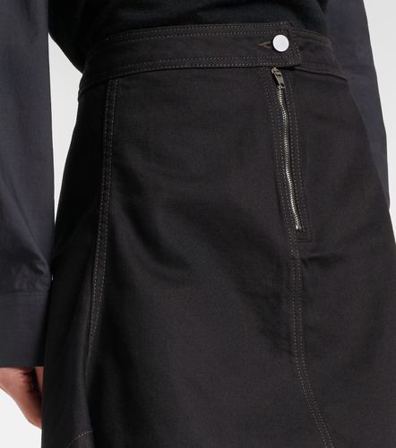 Jupe midi asymétrique en denim - Lemaire - Modalova