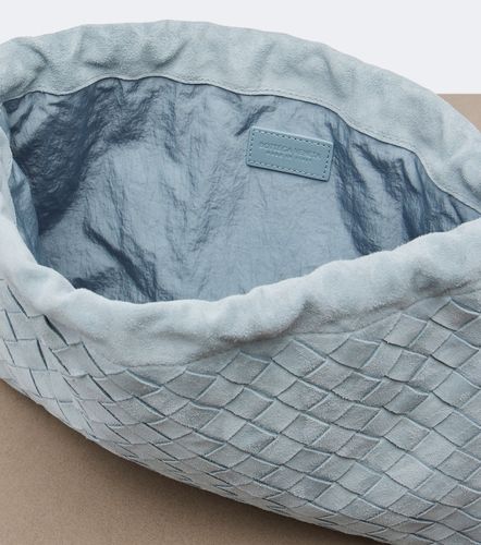 Pochette Dustbag Small en daim Intrecciato - Bottega Veneta - Modalova