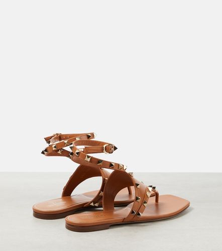 Sandales Rockstud en cuir - Valentino Garavani - Modalova