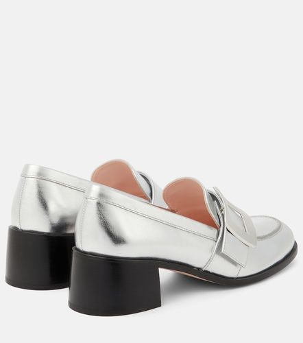 Mocassins Viv' Rangers en cuir métallisé à ornements - Roger Vivier - Modalova