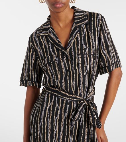 Chloé Robe chemise en soie à imprimé - Chloe - Modalova