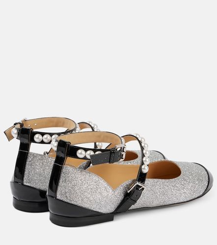 Ballerines Mary Jane à paillettes et ornements - Mach & Mach - Modalova