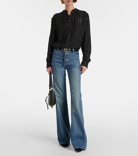 Velvet Blouse rayée en lamé - Velvet - Modalova