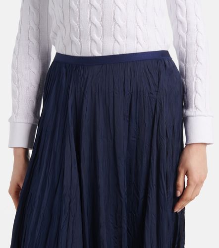 Jupe midi Crushed en satin - Polo Ralph Lauren - Modalova