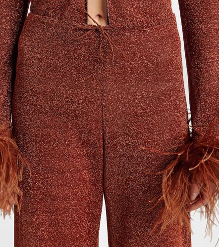 Oséree Pantalon droit Lumière Plumage à plumes - Oseree - Modalova