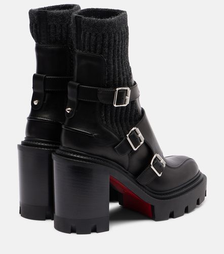 Bottines Cortinetta College 100 en cuir - Christian Louboutin - Modalova