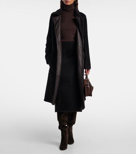 Jupe longue en shearling - Yves Salomon - Modalova