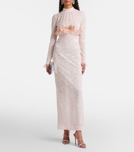 Robe longue en dentelle - Alessandra Rich - Modalova