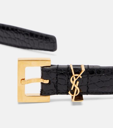 Ceinture Cassandre en cuir - Saint Laurent - Modalova