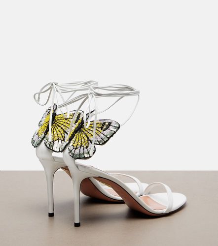 Sandales Papillon D'Amour en cuir - Aquazzura - Modalova