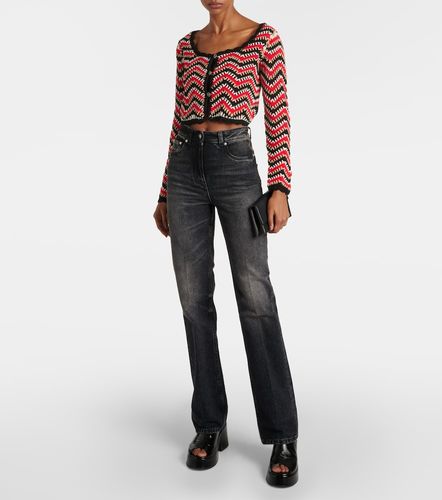 Cardigan court en coton au crochet - Ganni - Modalova