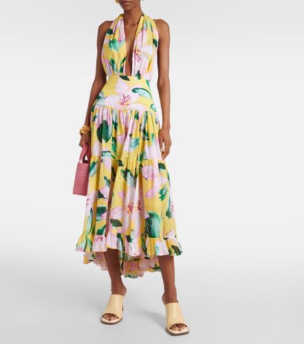 Robe midi Marie Rose en coton à fleurs - Alexandra Miro - Modalova