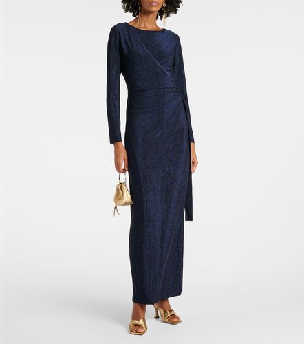 Robe portefeuille Simona en lamé - Diane von Furstenberg - Modalova