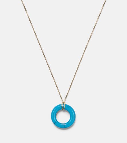 Collier en or 14 ct et turquoise - Mateo - Modalova