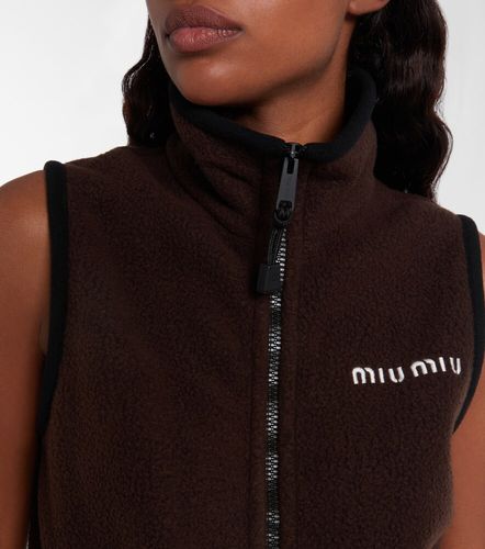 Miu Miu Robe à logo - Miu Miu - Modalova