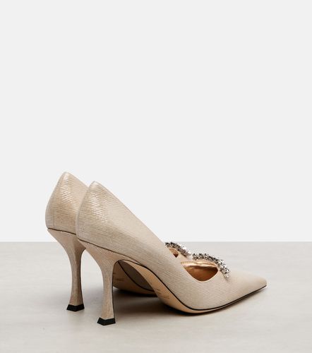 Escarpins Belinda 90 en cuir métallisé - Jimmy Choo - Modalova