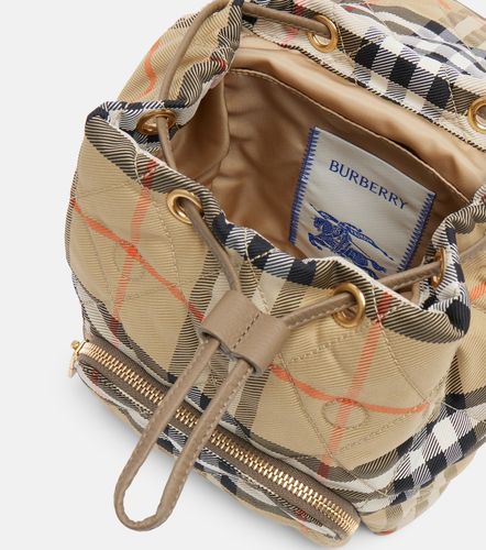 Sac à dos Mini Check - Burberry - Modalova