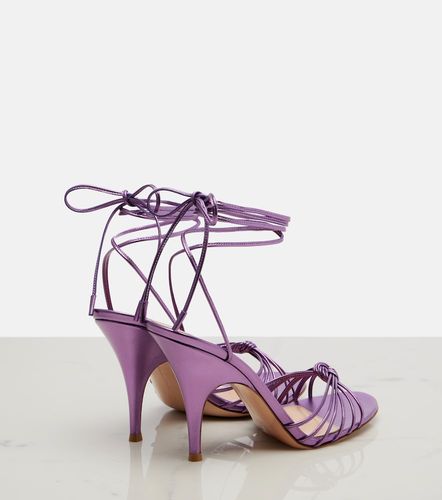 Sandales Malé en cuir métallisé - Gianvito Rossi - Modalova