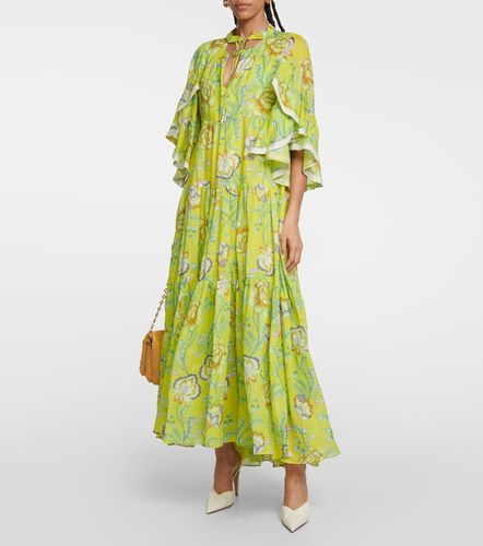 Robe longue en ramie à fleurs - Dorothee Schumacher - Modalova