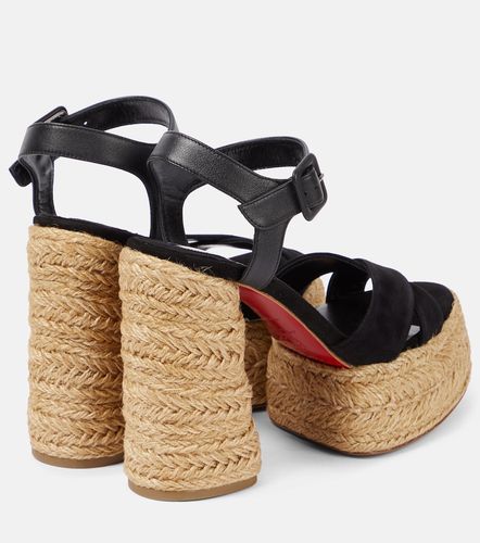 Sandales espadrilles Super Calakala 130 en daim - Christian Louboutin - Modalova