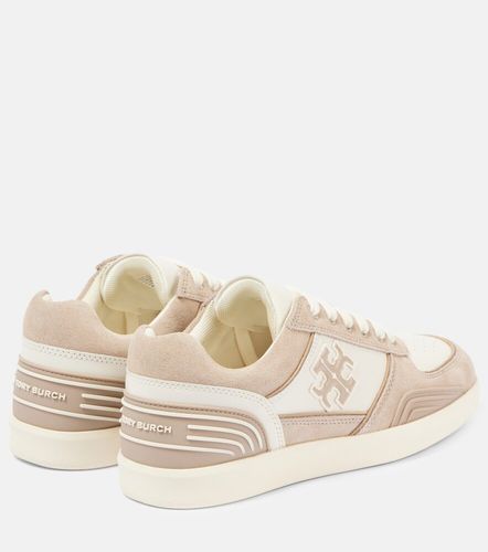 Baskets Clover Court en daim et cuir - Tory Burch - Modalova