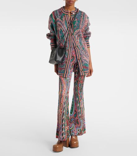 Pantalon évasé en maille jacquard - Etro - Modalova