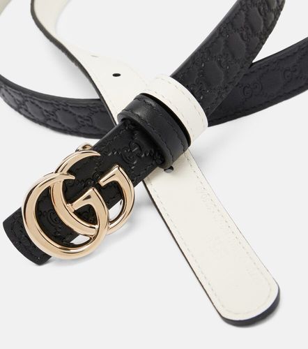 Ceinture Double G réversible en cuir - Gucci - Modalova