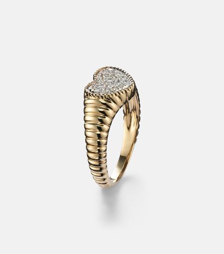 Yvonne Léon Bague Baby en or 9 ct (375/1000) et diamants - Yvonne Leon - Modalova