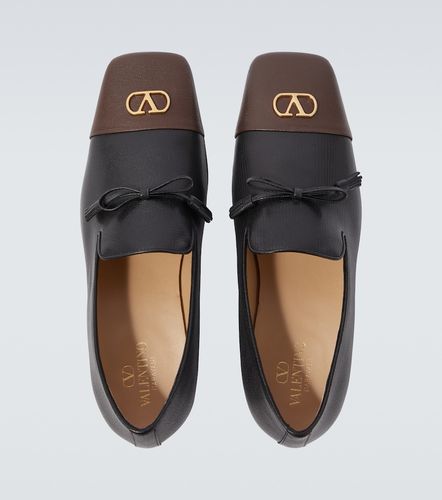 Mocassins Babouchoes VLogo en cuir - Valentino Garavani - Modalova