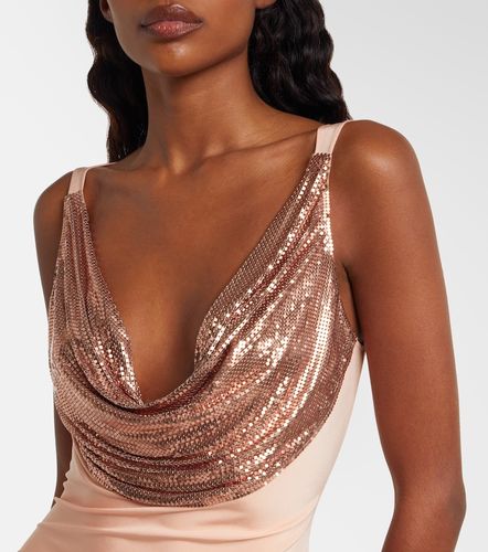 Rabanne Robe longue en satin - Rabanne - Modalova