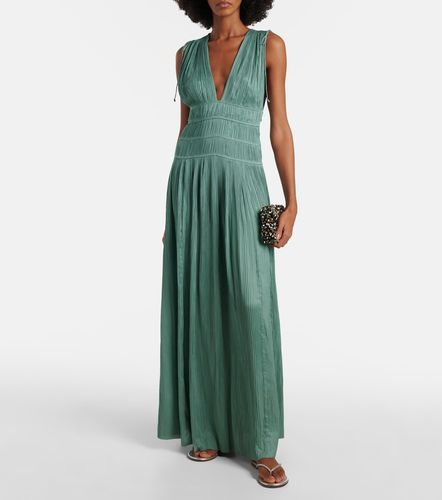 Robe longue Tasneem en satin - Ulla Johnson - Modalova